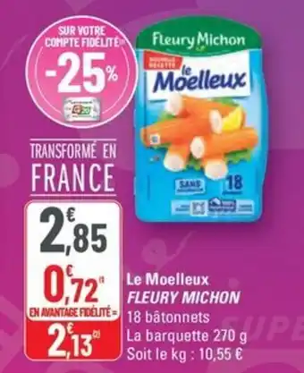 Fleury michon le moelleux 