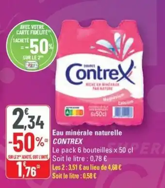 Contrex eau minérale naturelle 