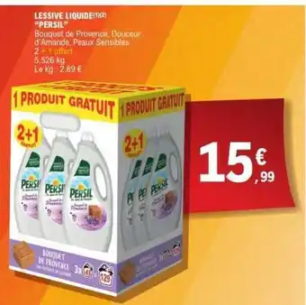 Lessive liquide persil 