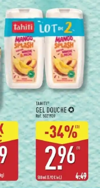Tahiti hel douche 