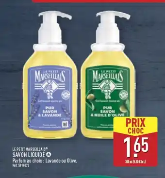 Le petit marseillais savon liquide 