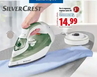 Silvercrest fer à repasser vapeur sans fil 