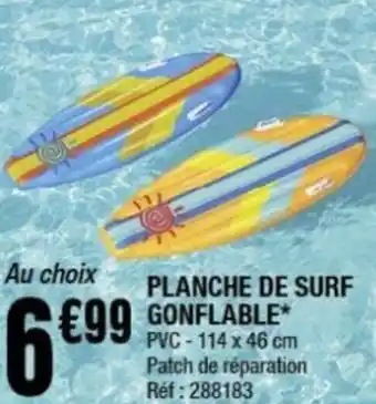 Planche de surf gonflable 