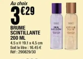 Brume scintillante 