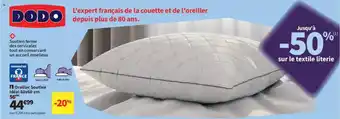 Oreiller soutien idéal 