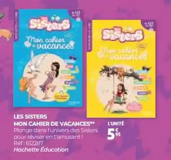 Les sisters mon cahier de vacances 