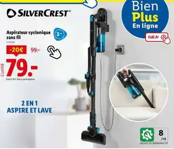 Aspirateur cyclonique sans fil 