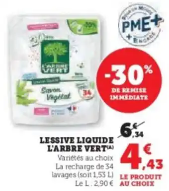 Lessive liquide l'arbre vert 