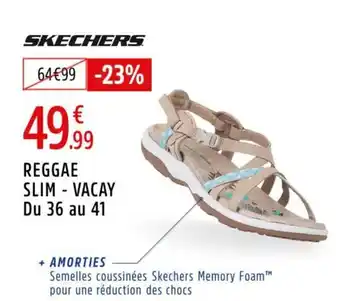 Skechers reggae slim - vacay du 36 au 41 