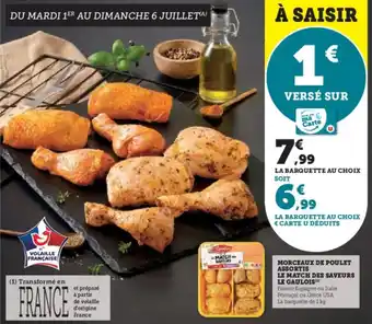 Morceaux de poulet assortis le match des saveurs le gaulois 