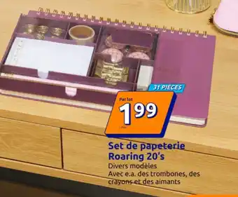 Set de papeterie roaring 20's 