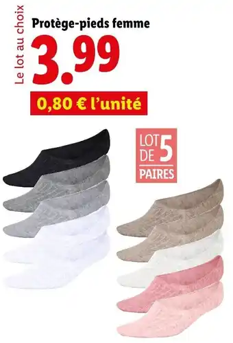 Protège-pieds femme 