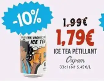 Oxfam ice tea pétillant 