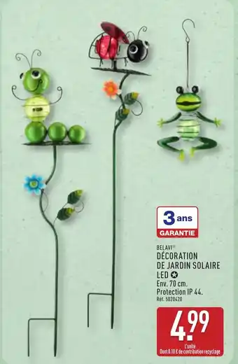 Belavi décoration de jardin solaire led 