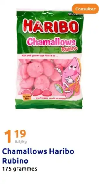 Haribo chamallows rubino 