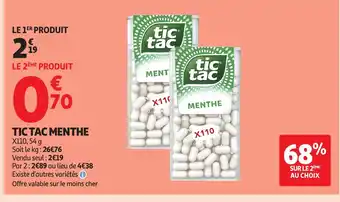 Tic tac menthe