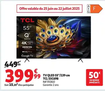 Tcl tv qled 55" 55c69b