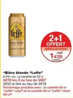 Leffe - bière blonde