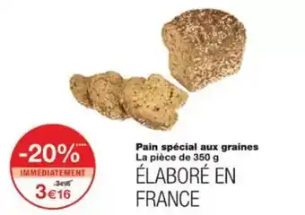 Pain spécial aux graines
