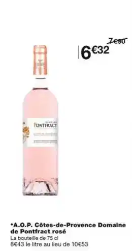 A.o.p. côtes-de-provence domaine de pontfract rosé