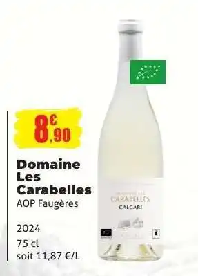 Domaine les carabelles aop faugères