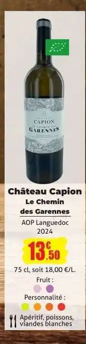 Château capion le chemin des garennes