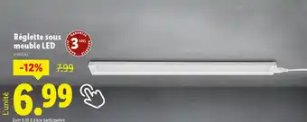 Réglette sous meuble led