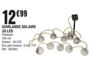 Guirlande solaire 30 led