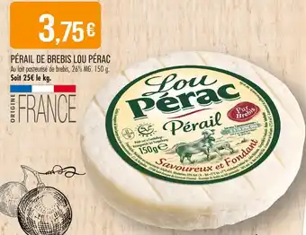 Lou pérac pérail de brebis