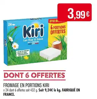 Kiri fromage en portions