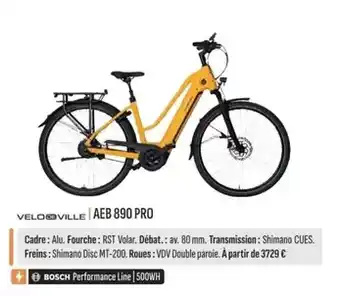 Velo de ville - aeb 890 pro