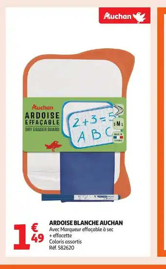 Auchan ardoise blanche