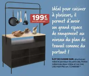 Ilot de cuisine suri