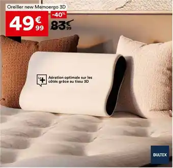 Oreiller new memoergo 3d