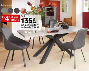 Chaise baxter
