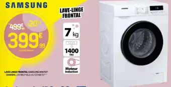 Samsung lave linge frontal