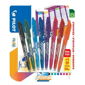 Pilot 8 rollers frixion ball + 1 carnet emploi du temps