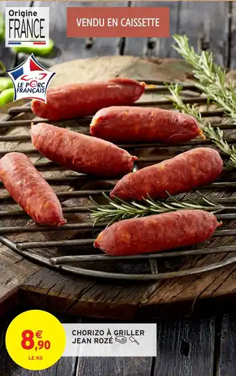 Jean rozé chorizo à griller