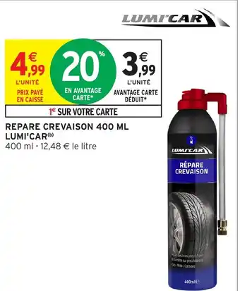 Lumi'car repare crevaison