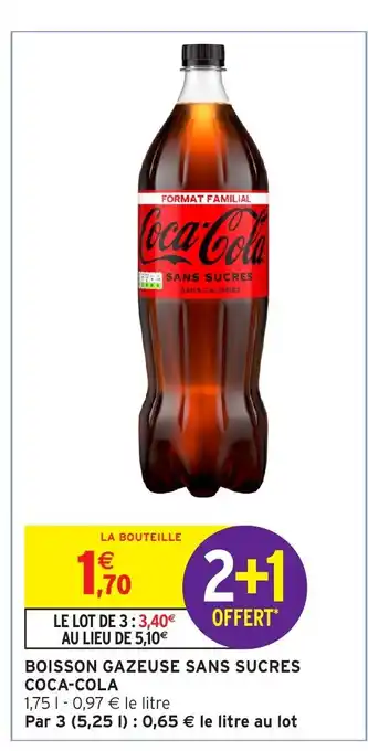 Coca-cola boisson gazeuse sans sucres