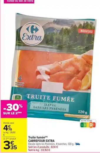 Carrefour - truite fumee