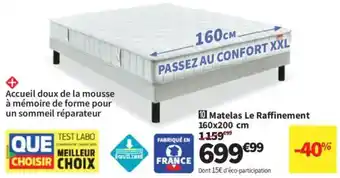 Matelas le raffinement
