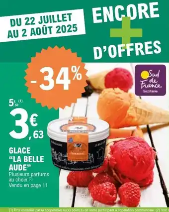 Glace la belle aude